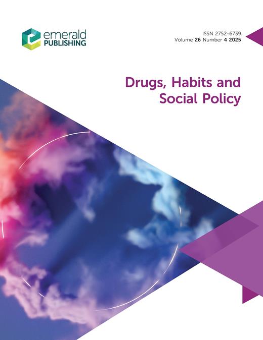 Drugs, Habits and Social Policy Cover Image for Volume 26, Issue 4