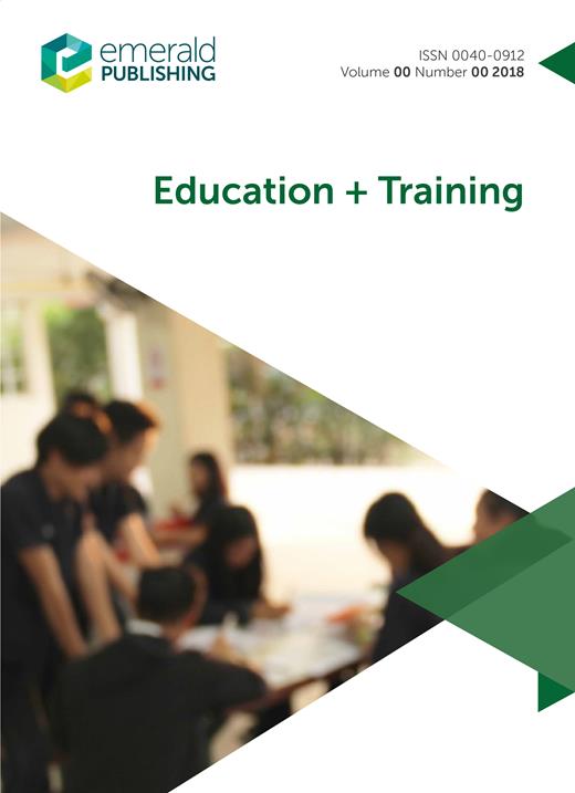 Education + Training Cover Image for Volume 66, Issue 6